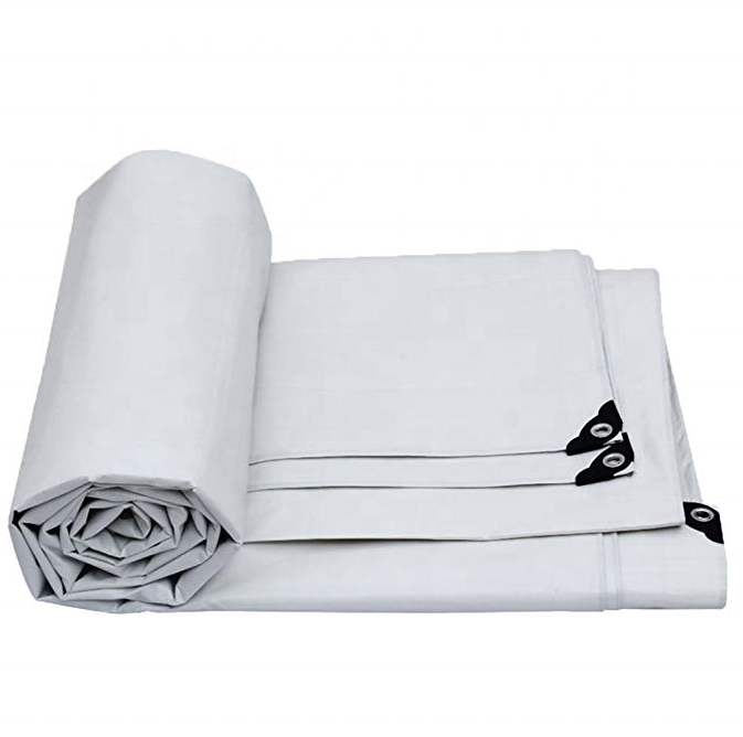 White tarpaulin